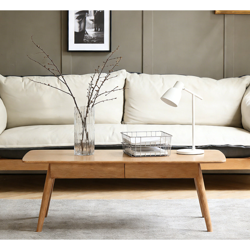 Solid Wood Coffee Table, 39.37