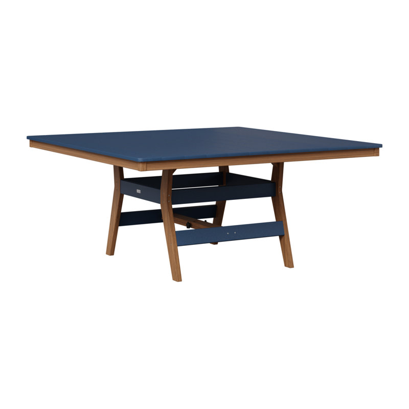 Table de salle à manger carrée 66 "Berlin Gardens Harbor, Acajou antique, Marine