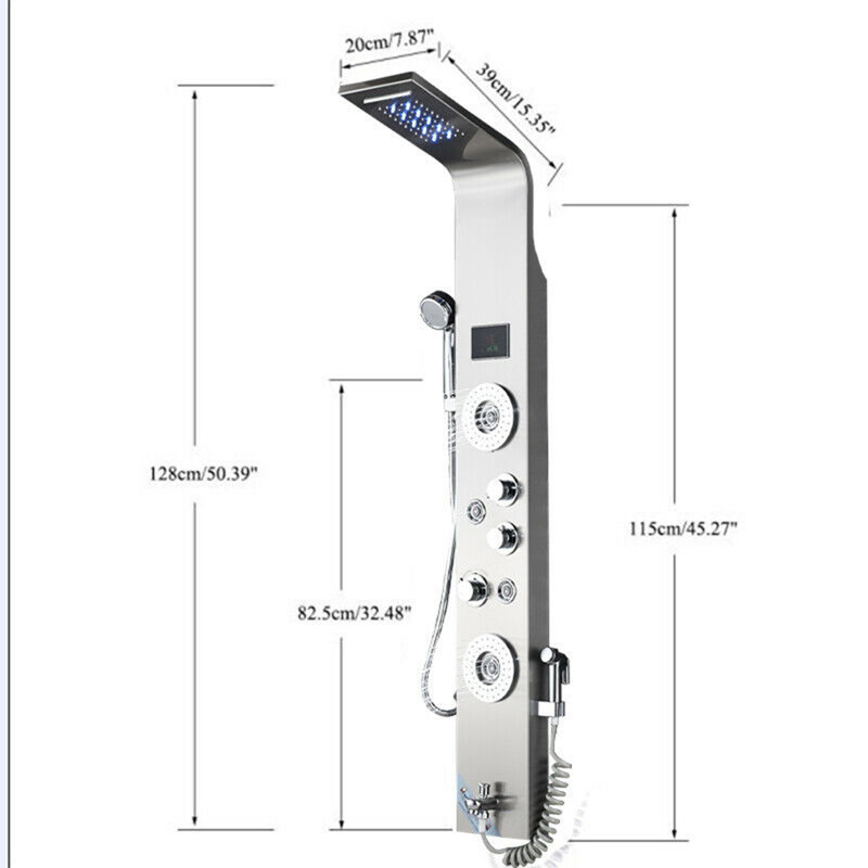 Vieira Led Shower Tower Panel