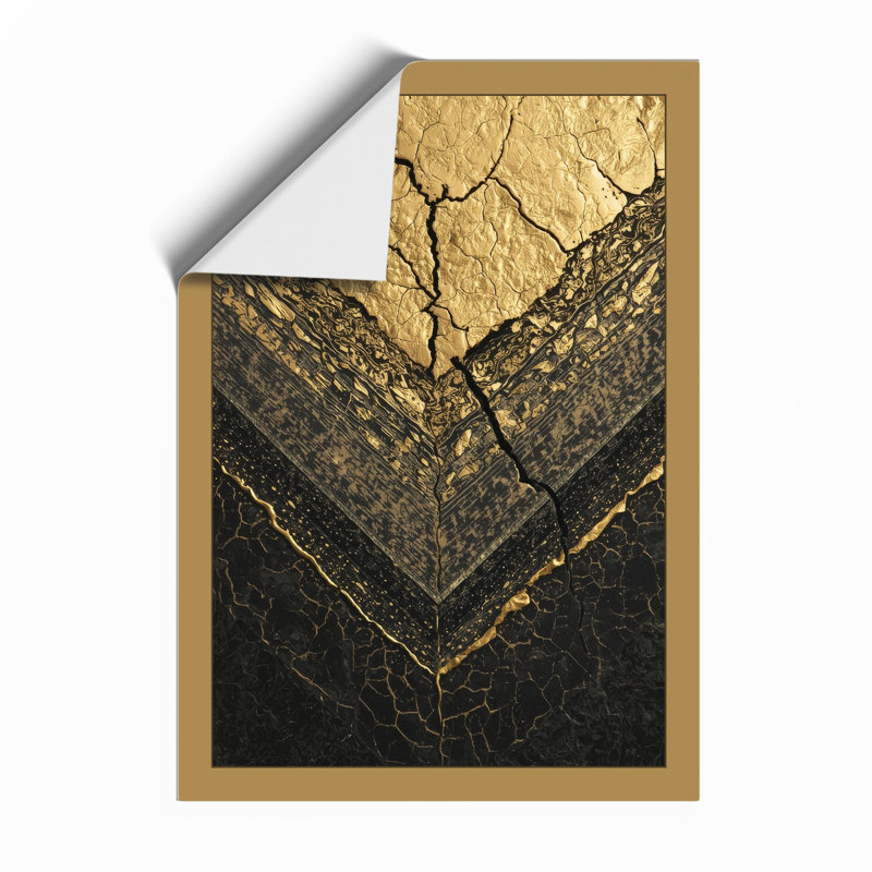 Golden Divide Industrial - Framed Print, A1 - 84.1 x 59.4 cm, Unframed