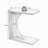 C-Shaped End Table, Wood Side Table Nightstand