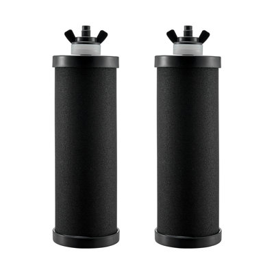 Vevor Purification Water Filter Replacement For Gravity Filter System 2 Pack In Matte Black