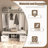 Entryway Hall Tree With 2 Spacious Drawers And Adjustable Shelves-1401833770