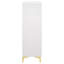 Commode rectangulaire blanche à 5 tiroirs Karena