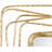 Betha Gold Metal Wall Mirror with Thin Metal Rectangle Frame 31.25" x 1" x 46.88"