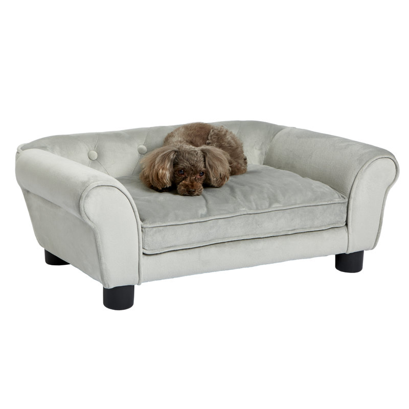 Orthopedic Polyester Pet Bed, Grey