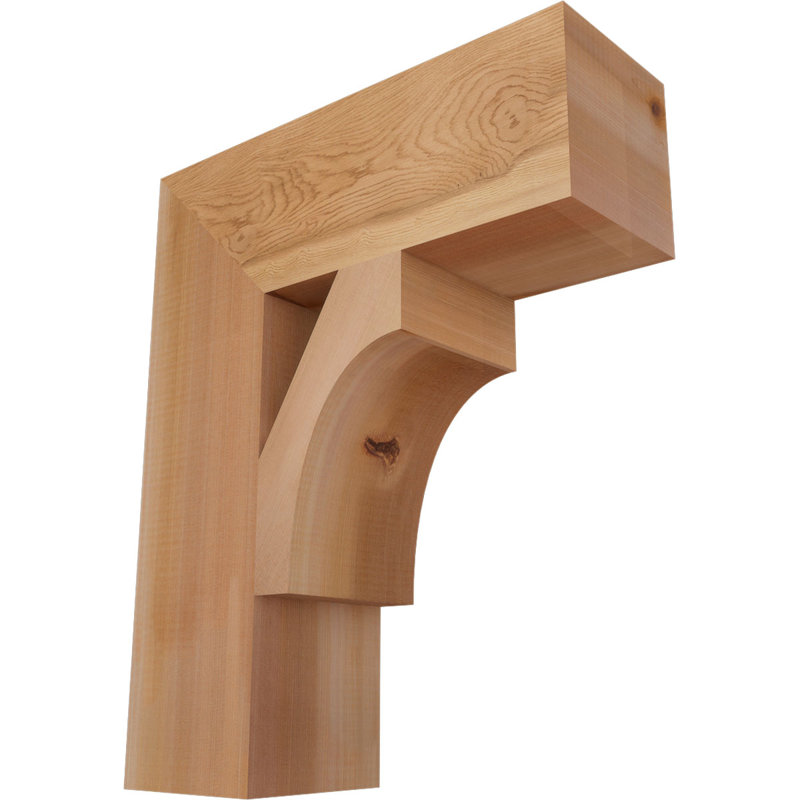 Support Westlake Block, Cèdre rouge de l'Ouest (lisse), H 22 po x l 5,5 po x P 18 po
