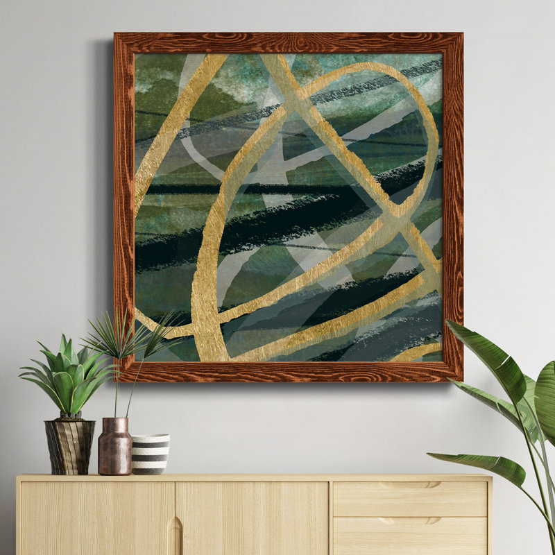 Build up - Art textuel sur toile, Cadre en érable, H 17 po x l 17 po x P 1,5 po