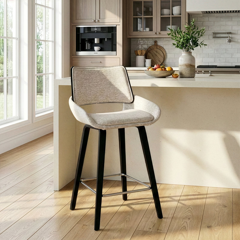 Tabouret Joleta, Tabouret de comptoir (siège d'une hauteur de 25 p