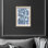 Blue Foliage Print by Oliver Gal