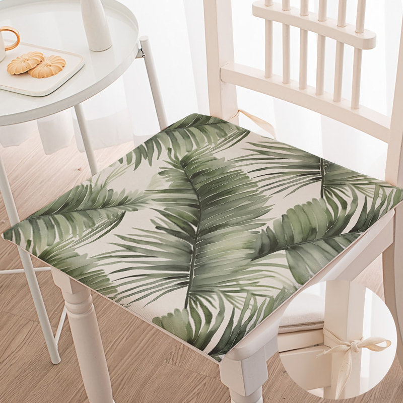 Coussin de chaise Bay Isle Home ™, 15,74 po x 15,74 po