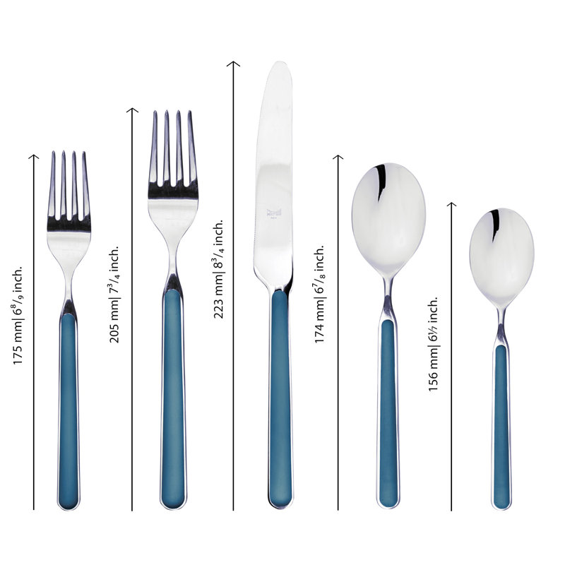 Fantasia 5 - Piece Stainless Steel Flatware Set - Service for 1