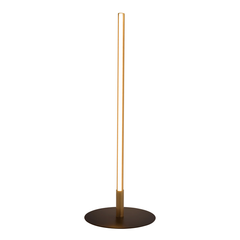 Lampe de table à DEL noire Auletta