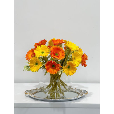 Arrangement d'hortensias dans un vase