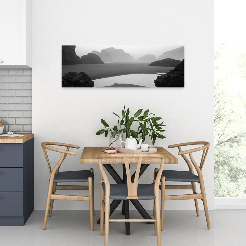 Panoramic View Of The Ocean Pacific Ocean Bandon State Natural Area Bandon Oregon USA by Pete Saloutos - Wrapped Canvas Panoramic Print
