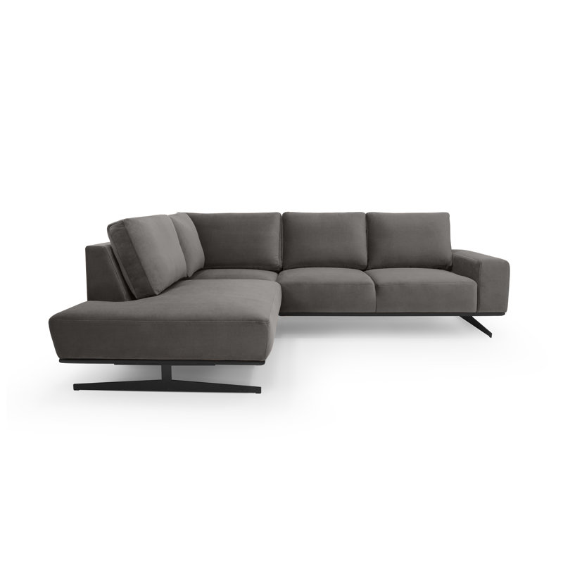 5 Seater Corner Sofa, Grey