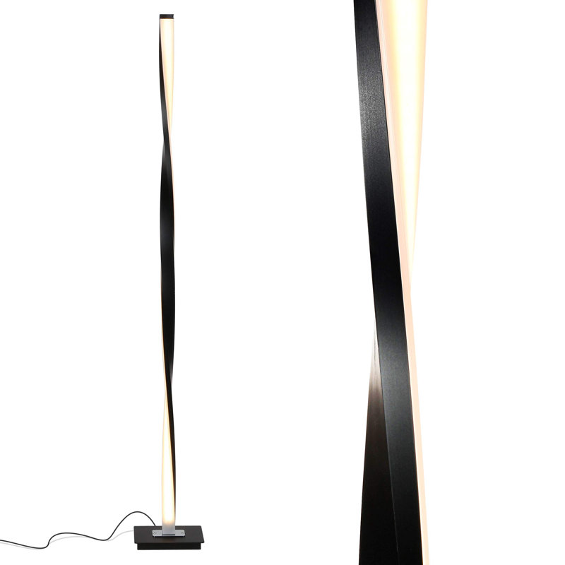 48'' LED Novelty Floor Lamp, Black