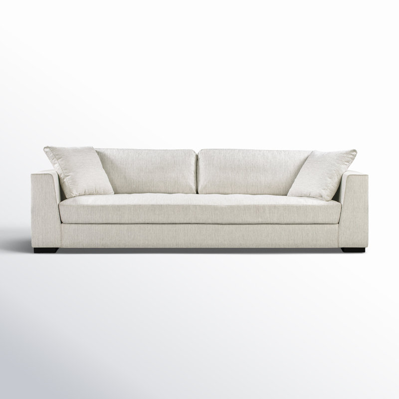 Mindi 99" Modern Upholstered Fabric Sofa