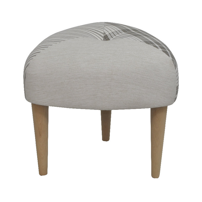 Solid + Manufactured Wood Accent Stool