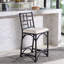 Tabouret de bar avec coussin Christine-125847878