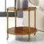 Modern History Solid Wood End Table