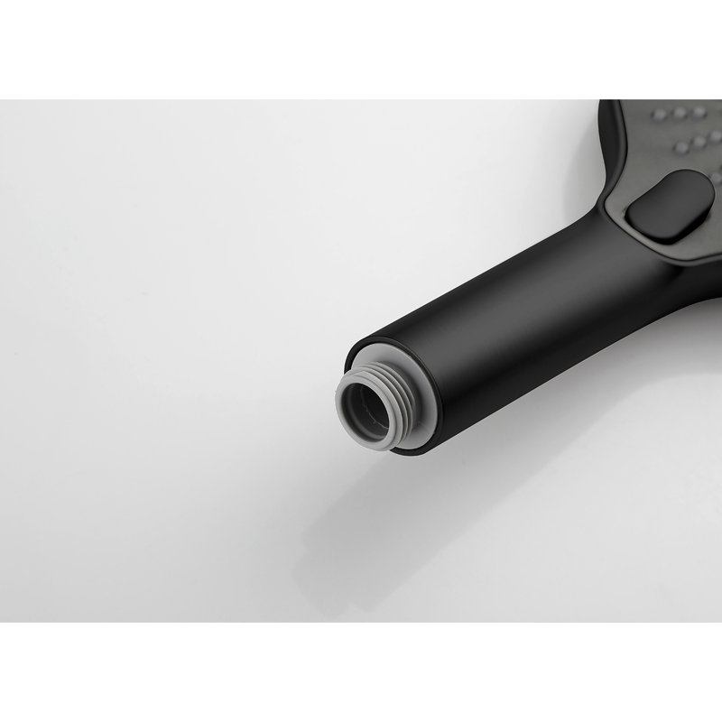 Handheld Shower With 59-Inch Hose And 28-Inch Slide Bar, Matte Black Shade, Stainless Steel Constructed, Adjustable To Meet Your Showering Desires, Strong Water Flow Performance, Nozzles For Smooth