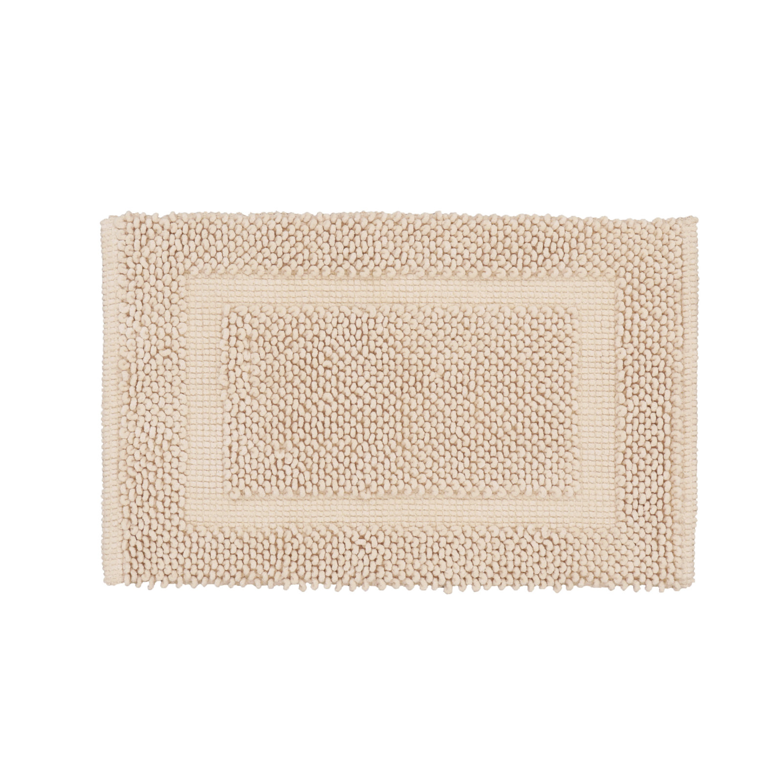 Payten Classic Cotton Bath Mat, Ivory, Single - 27"W x 45"L
