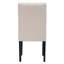 Chaise d'appoint rembourrée en lin capitonné Wren-263736403-197857312