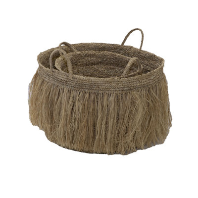 Bloomsbury Market Seagrass Decorative Basket