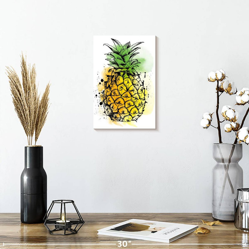 Yarlin Tropical Pineapple, 12" H x 8" W
