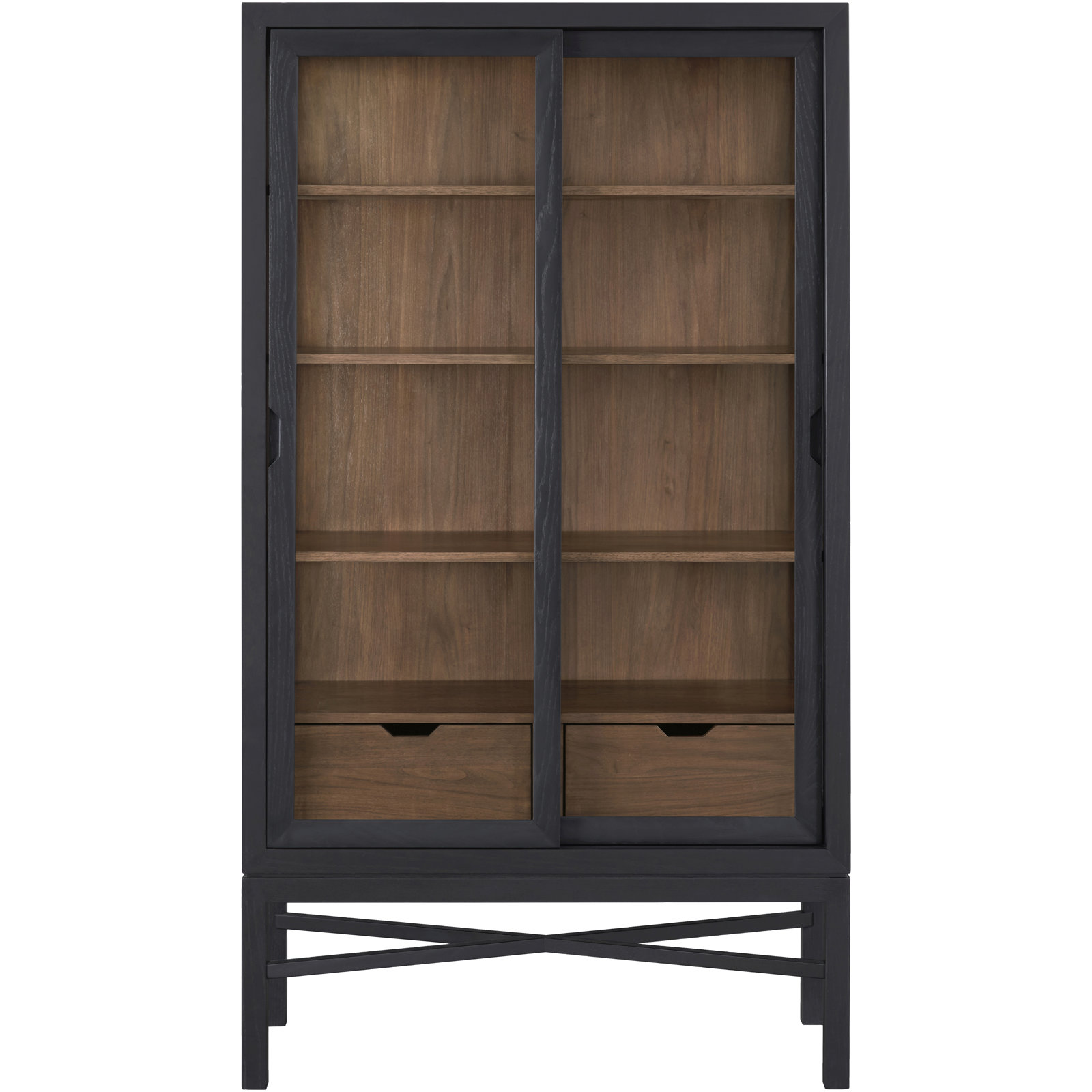 Marin 40" Oak Bookcase, (5 Shelves) 72"H x 40"W x 18"D