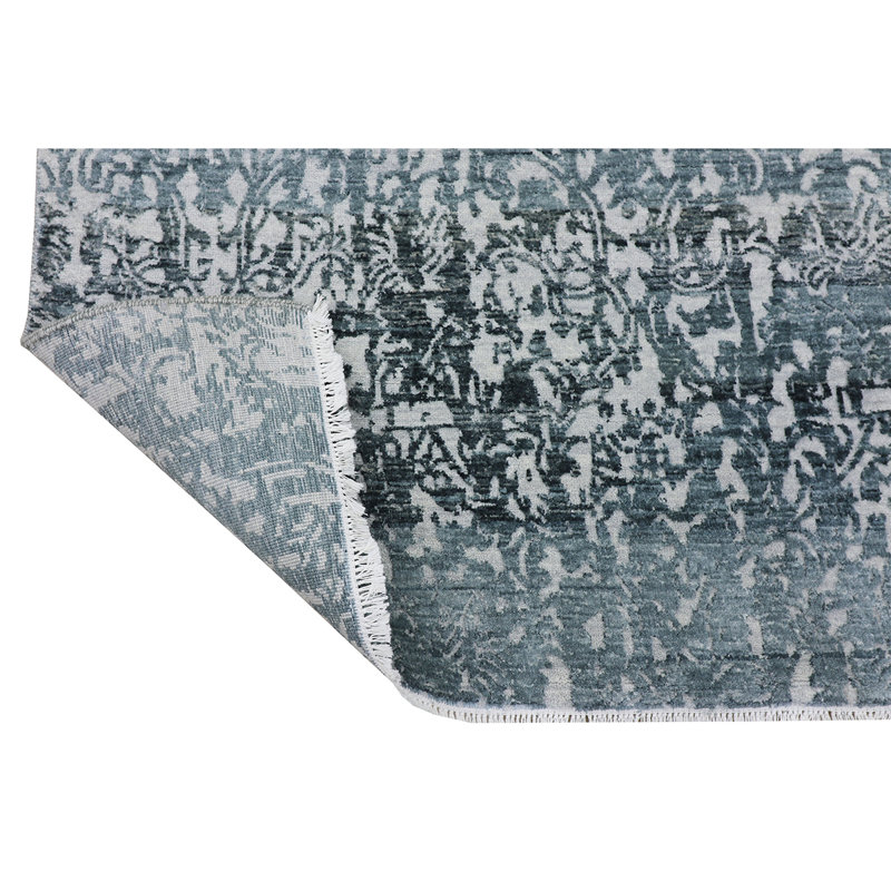 Damask Area Rug, Rectangle 9' x 12'