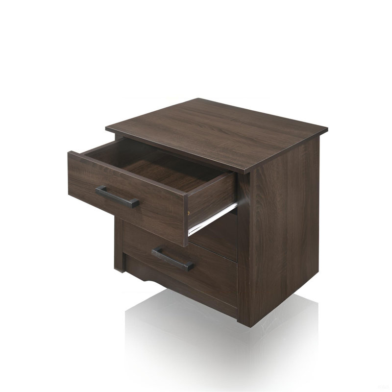 Table de chevet Modern Elegance Wenge, Noyer