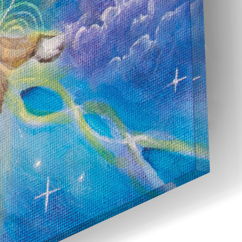  'The Eagle's Gift' by Verena Wild Acrylic Glass Wall Art, 12" x 12"