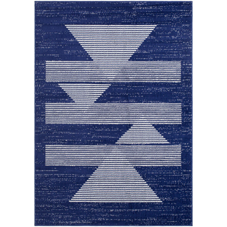Docia PSS-2377 6'7" X 9' Machine Woven Rug