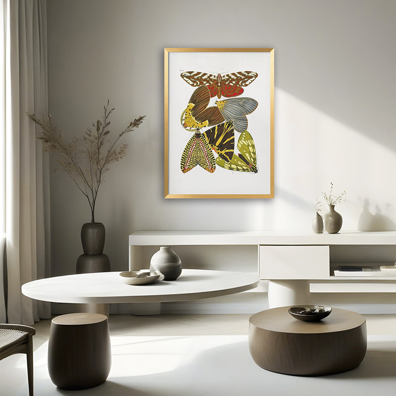 Nature Inspired " 6" Framed Print Wall Art, 40" H x 30" W