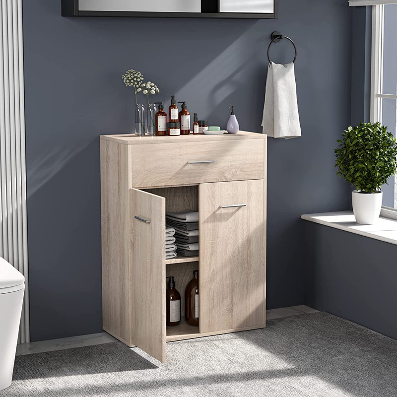 Evella Freestanding Bathroom Cabinet, Nature