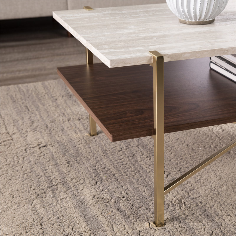 Rectangular Cocktail Table W/ Storage