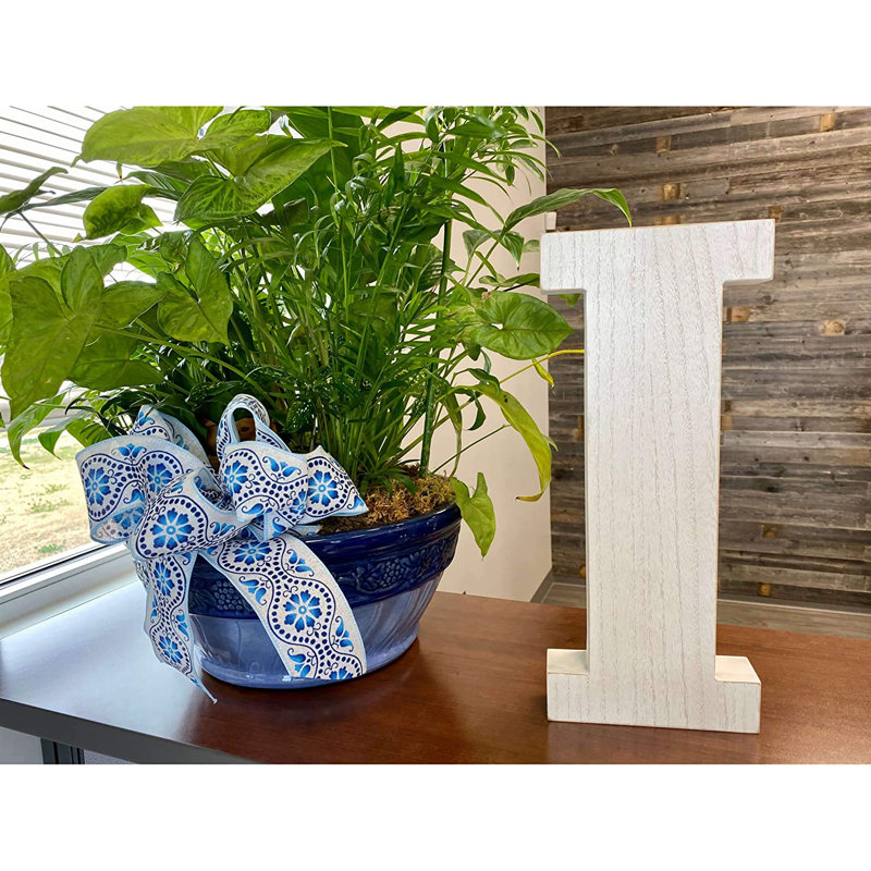 Text & Numbers Letter Block