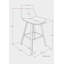 Tabouret de bar Harvard (ensemble de 2 pièces)-1466024922