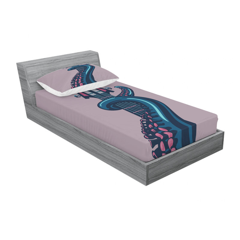 Microfiber Sheet Set, Twin XL Sheet Set with Fitted Sheet