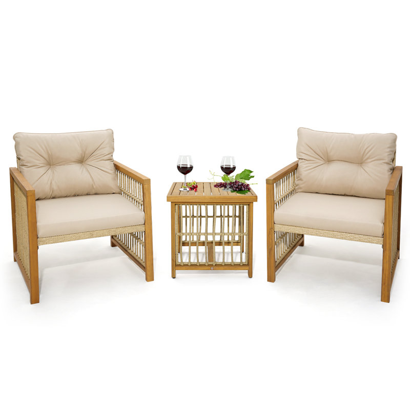Nesta 2 - Person Patio Conversation Sets with Cushions