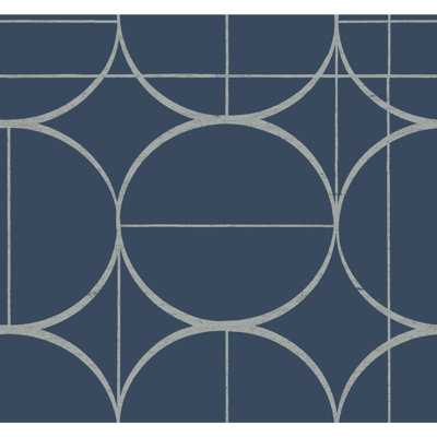 Geometric Metallic Wallpaper Roll