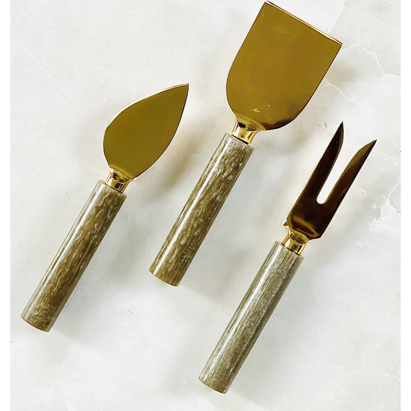 Ensemble de 3 couteaux à fromage