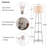 Snowhill 60.62'' Tray Table Floor Lamp-250761052