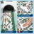 8x10ft Washable Christmas Area Rug Non Slip Decorative Xmas Holiday Carpet with Santa & Reindeer Print Soft Non Shedding-939662214