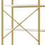 181.4cm H x 60cm W Metal Geometric Bookcase