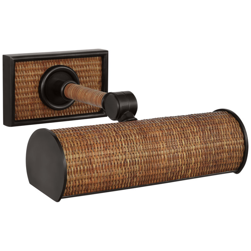Halwell Dimmable Wall Mounted Picture Light, Bronze, 4.5" H x 8" W x 6.25" D