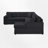 U-Shaped Sectional Sofa With Chaise-822394401
