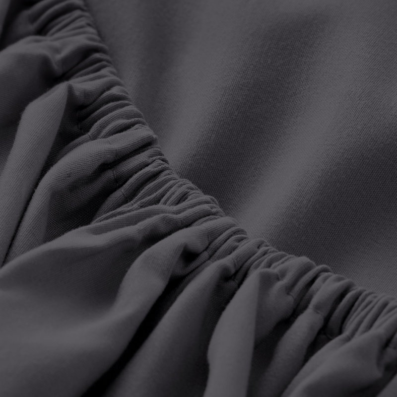 Microfiber Sheet Set with Envelope Pillowcases, Forged Iron Gray, Twin Extra Long Sheet Set with 1 Pillowcase